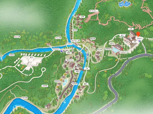 象山结合景区手绘地图智慧导览和720全景技术，可以让景区更加“动”起来，为游客提供更加身临其境的导览体验。